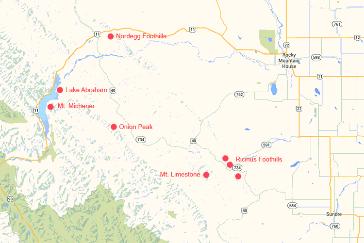 [Map of Alberta]